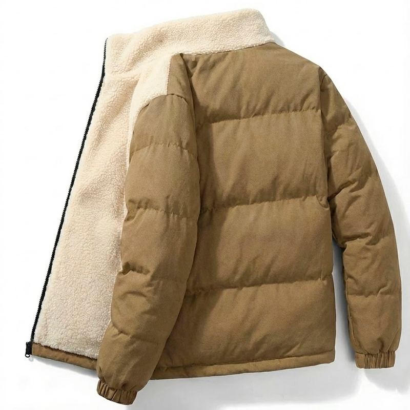 Dual Cozy Sherpa Puffer